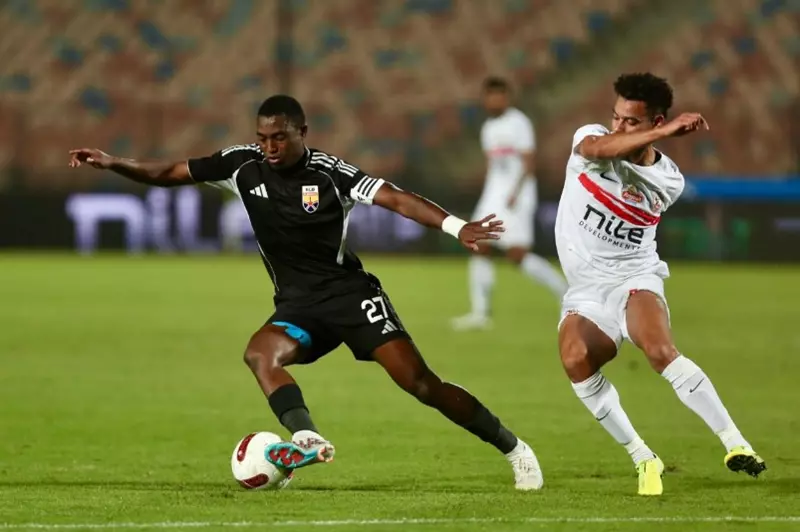 دونجا في مباراة الزمالك والجونة